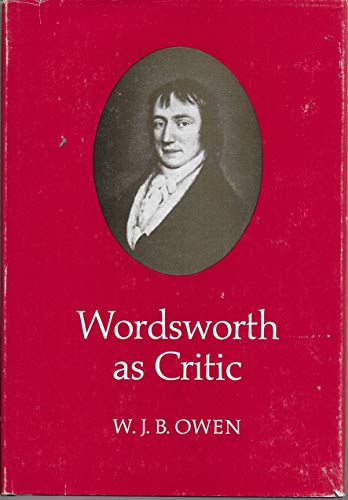 Imagen de archivo de Wordsworth As Critic a la venta por Better World Books