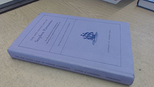 Beispielbild fr The New Found Land of Stephen Parmenius: The Life and Writings of a Hungarian Poet, drowned on a Voyage from Newfoundland, 1583 zum Verkauf von J. HOOD, BOOKSELLERS,    ABAA/ILAB