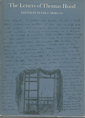 Imagen de archivo de THE LETTERS OF THOMAS HOOD a la venta por Archer's Used and Rare Books, Inc.
