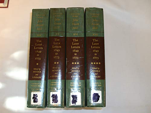 Beispielbild fr Later Letters of John Stuart Mill 1849-1873 (4 Vol. Set) zum Verkauf von Books From California