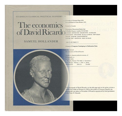 The economics of David Ricardo. - Ricardo, David] Hollander, Samuel