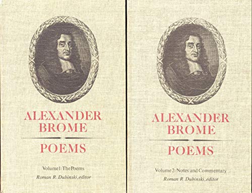 Alexander Brome Poems. ( 2 volumes - SET)