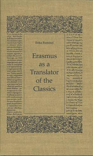 Beispielbild fr Erasmus as a Translator of the Classics (Erasmus Studies) zum Verkauf von Jeffrey H. Dixon Books