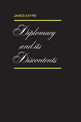 Imagen de archivo de Diplomacy and Its Discontents a la venta por The Bookseller