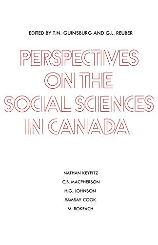 Beispielbild fr Perspectives on the Social Sciences in Canada zum Verkauf von Solomon's Mine Books