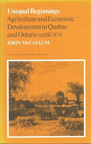 Unequal Beginnings: Agriculture and Economic Development in Quebec and Ontario until 1870