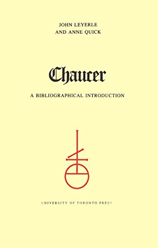 Stock image for Chaucer: A Bibliographical Introduction (Toronto Medieval Texts and Translations) for sale by OIBooks-Libros  :    Canada-U.S.A.-World