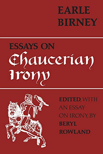 Imagen de archivo de Essays on Chaucerian Irony a la venta por Better World Books