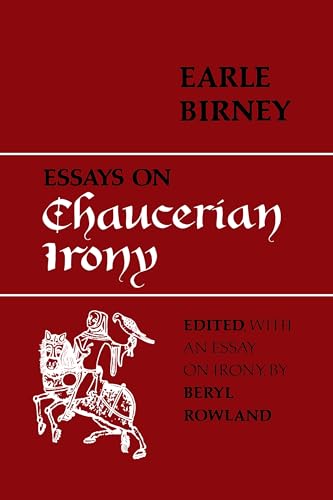 Stock image for Essays on Chaucerian Irony for sale by Better World Books