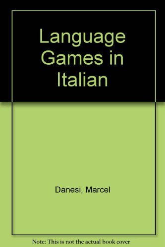 Language Games in Italian (9780802065964) by Danesi, Marcel