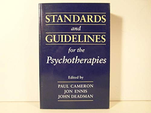 Stock image for Standards and Guidelines for the Psychotherapies for sale by HPB-Red