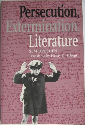 Beispielbild fr Persecution, Extermination, Literature zum Verkauf von Wonder Book