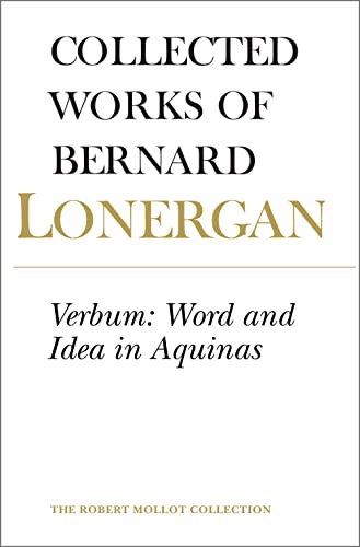 Imagen de archivo de Verbum: Word and Idea in Aquinas, Volume 2 (Collected Works of Bernard Lonergan) a la venta por BooksRun
