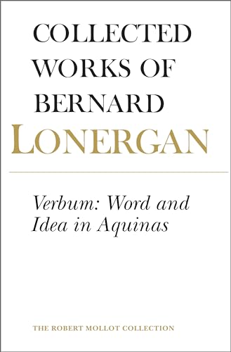 Verbum: Word and Idea in Aquinas, Volume 2 (Collected Works of Bernard Lonergan)