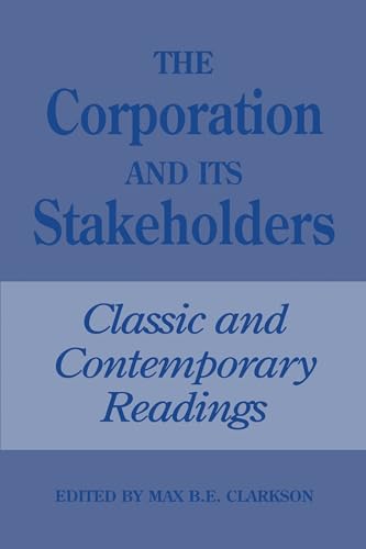 Beispielbild fr The Corporation and Its Stakeholders: Classic and Contemporary Readings zum Verkauf von medimops