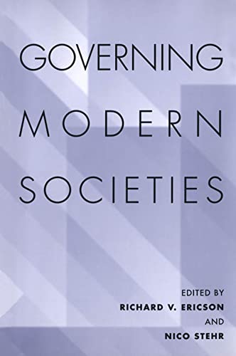 Beispielbild fr Governing Modern Societies (The Green College Thematic Lecture Series) zum Verkauf von medimops