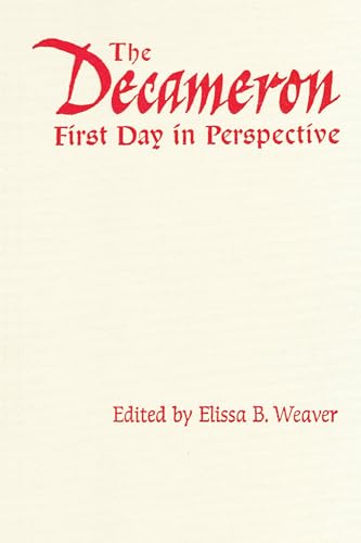 Stock image for The Decameron First Day in Perspective: Vol 1 for sale by Revaluation Books