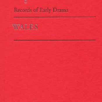 Stock image for Wales (Records of Early Drama) for sale by Anybook.com