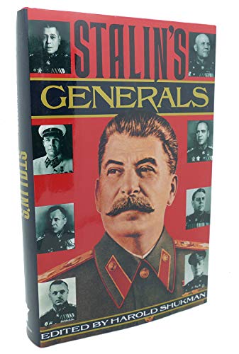 Beispielbild fr Stalin's Generals zum Verkauf von SecondSale