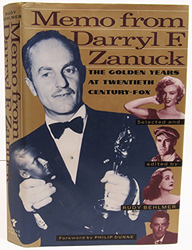 Beispielbild fr Memo from Darryl F. Zanuck, 1935-1956 zum Verkauf von Better World Books