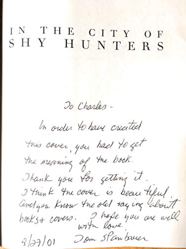 9780802116918: In the City of Shy Hunters: A Novel