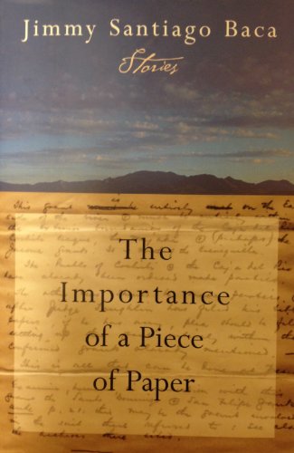 Imagen de archivo de The Importance of a Piece of Paper : Stories a la venta por Better World Books: West