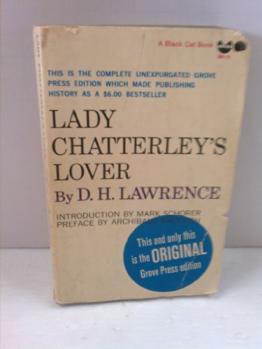 Beispielbild fr Lady Chatterley's Lover zum Verkauf von Adventures Underground