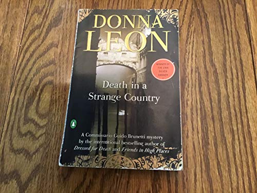 Stock image for Death in a Strange Country: A Commissario Guido Brunetti Mystery (The Commissario Guido Brunetti Mysteries, 2) for sale by Dream Books Co.
