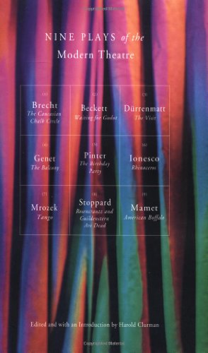 Beispielbild fr Nine Plays of the Modern Theater : The Caucasian Chalk Circle - Waiting for Godot - The Visit - The Balcony - The Birthday Party - Rhinoceros - Tango - Rosencrantz and Guildenstern Are Dead - American Buffalo zum Verkauf von Better World Books