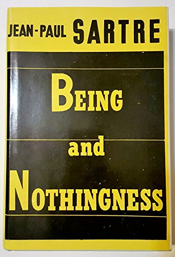 Stock image for BEING AND NOTHINGNESS : An Essay on Phenomenological Ontology for sale by Grandmahawk's Eyrie