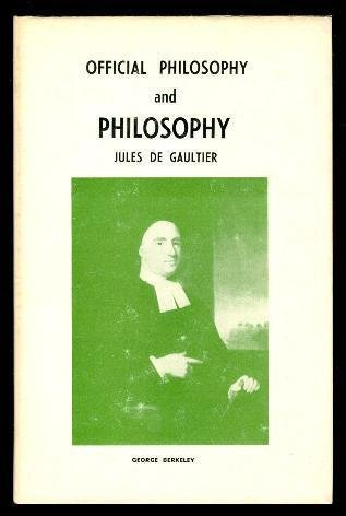 Imagen de archivo de Official philosophy and philosophy a la venta por Ergodebooks