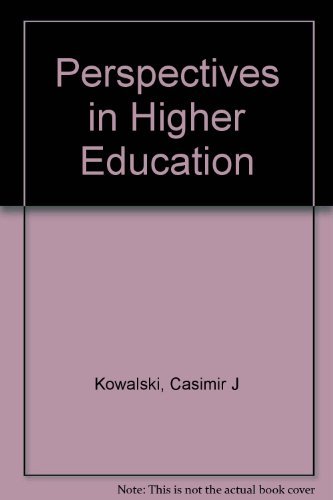 Beispielbild fr Perspectives in Higher Education zum Verkauf von General Eclectic Books
