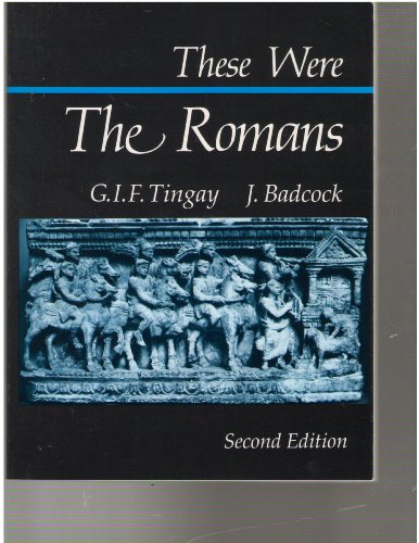 Imagen de archivo de These Were the Romans a la venta por Great Books&Cafe @ The Williamsford Mill
