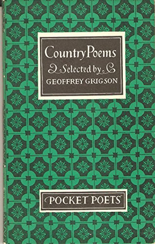 Stock image for Country Poems (Pocket Poets) for sale by Books From California