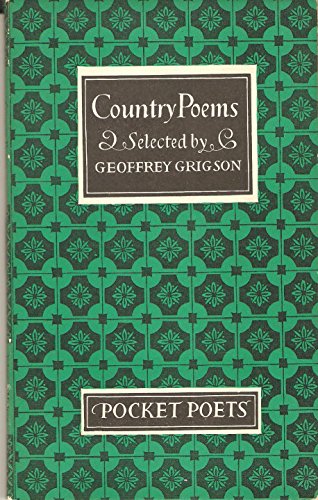 Country Poems (Pocket Poets) (9780802390462) by Geoffrey Grigson