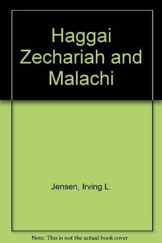 Stock image for Haggai Zechariah and Malachi (Bible self-study guides) for sale by Wonder Book