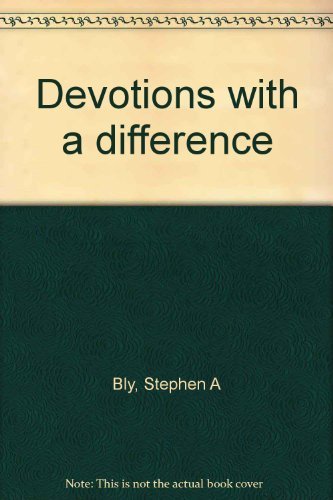 Stock image for Devotions With a Difference for sale by BookHolders