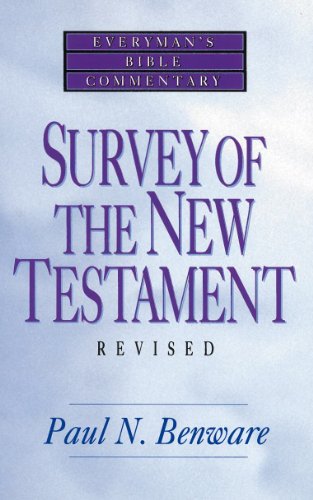 Beispielbild fr Survey of the New Testament- Everyman's Bible Commentary (Everyman's Bible Commentaries) zum Verkauf von BooksRun