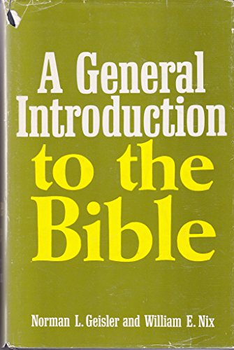 A General Introduction to the Bible