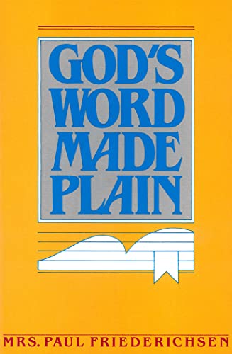 9780802430410: God's Word Made Plain