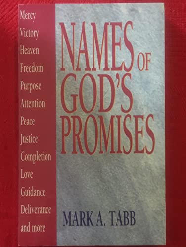 Imagen de archivo de Names of God's Promises (Names of. Series) a la venta por Front Cover Books