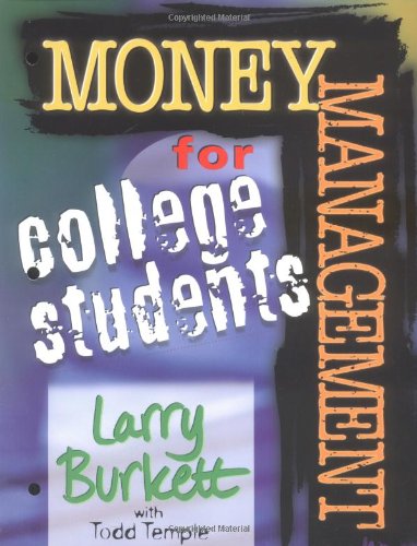 Imagen de archivo de Money Management for College Students a la venta por Better World Books