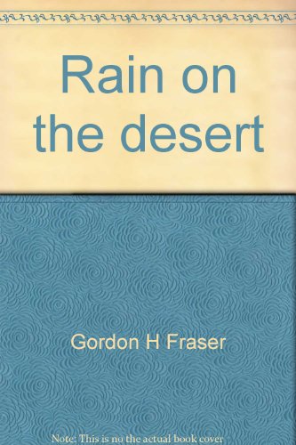 Stock image for Rain on the desert for sale by Wonder Book