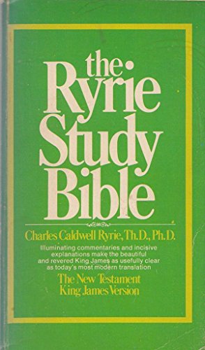 9780802474315: The Ryrie study Bible: New Testament, King James version : with introductions, annotations, outlines, marginal references, subject index, harmony of the Gospels, maps Timeline charts