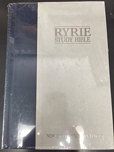 New International Version: Ryrie Study Bible (9780802475275) by Ryrie, Charles C.