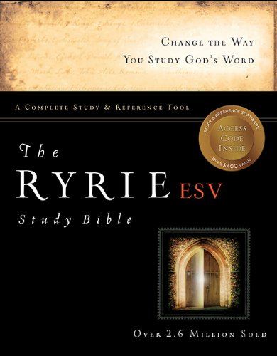 9780802475633: ESV Ryrie Study Bible Hardback Red Letter Indexed, The