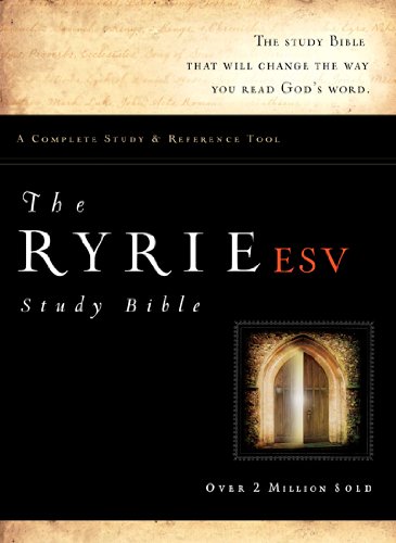 9780802475657: The Ryrie ESV Study Bible Bonded Leather Black Red Letter Indexed (Ryrie Study Bible ESV Version)