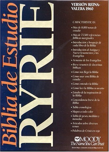 9780802475916: Spanish Edition: Burgundy Regular: Version Reina-Valera 1960 (Ryrie study Bible expanded edition)