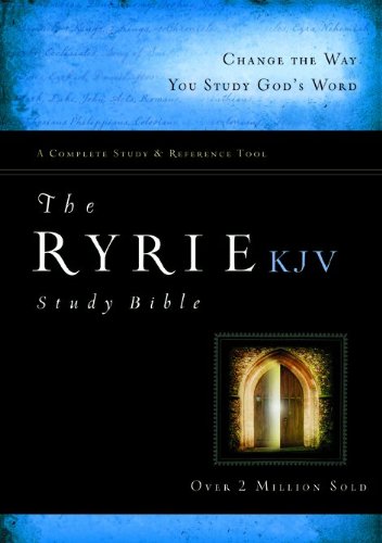 9780802489098: KJV Ryrie Study Bible Hardcover- Red Letter Indexed, The: King James Version, Red Letter, Thumbed, Indexed (Ryrie Study Bibles 2012)