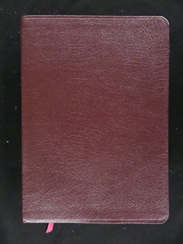 The Ryrie NAS Study Bible Genuine Leather Burgundy Red Letter (9780802489104) by Ryrie, Charles C.